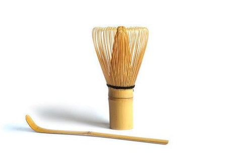 Matcha accesoires bamboe klopper en lepel