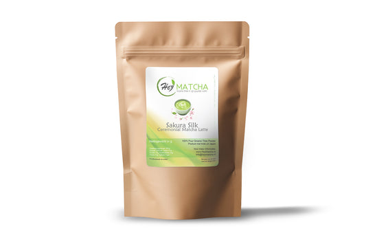 Hey Matcha Latte Sakura Silk Ceremonial (50g)