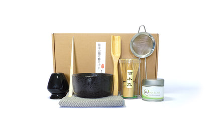 8-Delige Hey Matcha Thee Set - Zwart-Grijs