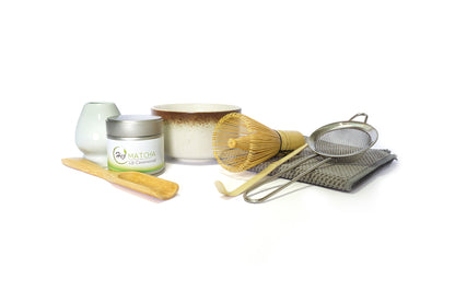 8-Delige Hey Matcha Thee Set - Zwart-Grijs